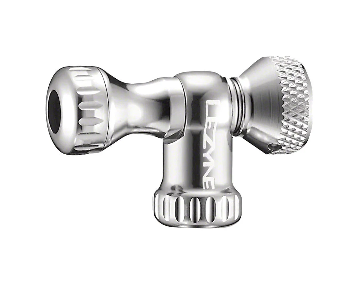 Lezyne Control Drive CO2 Inflator (Silver) (Head Only)